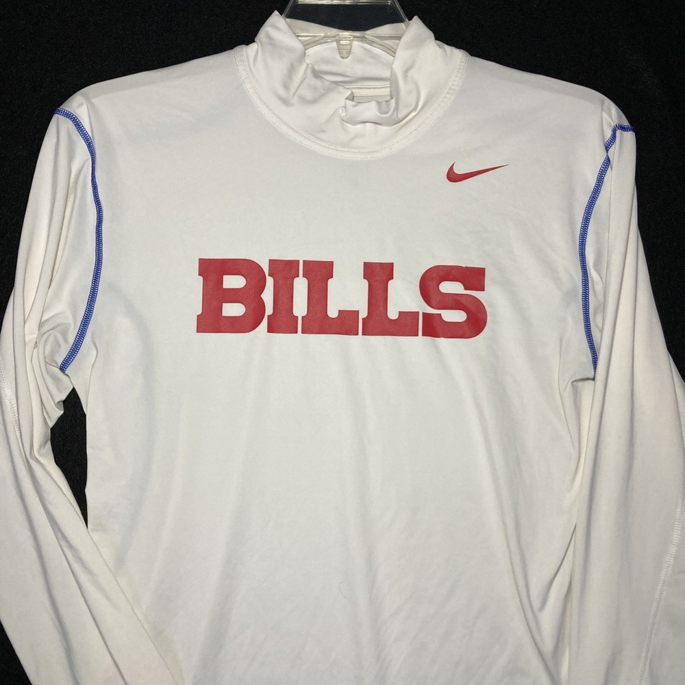 Buffalo Bills NFL Equipment Nike Dri Fit FITTED Training Long Sleeve Shirt XL